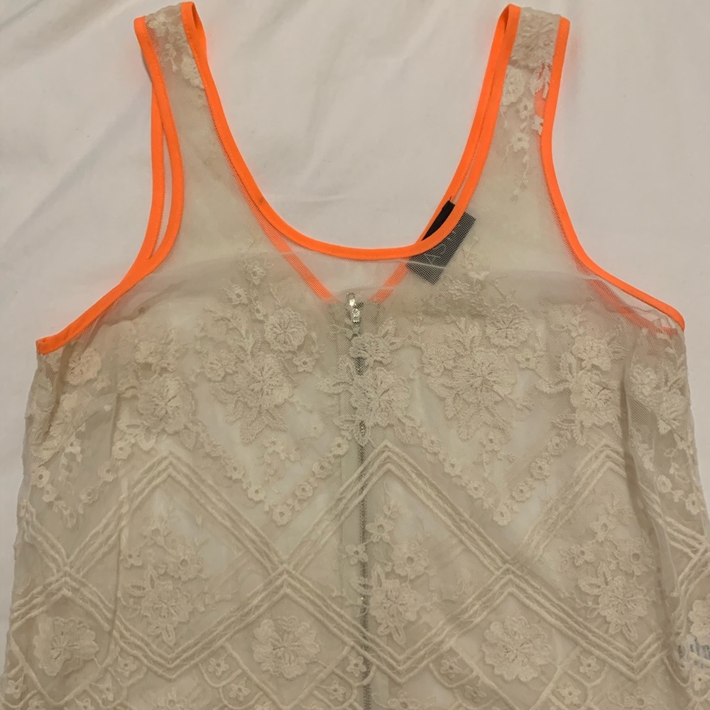 Astr sheer tank top